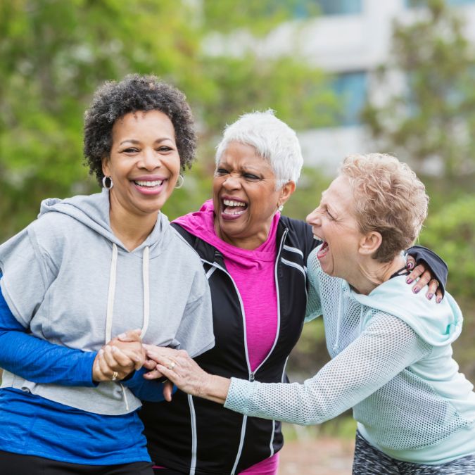 Residents enjoying time together