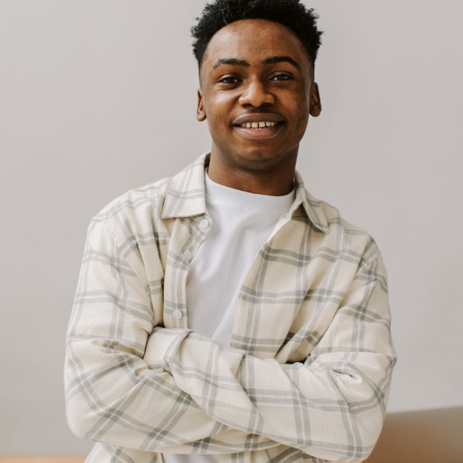 Young volunteer